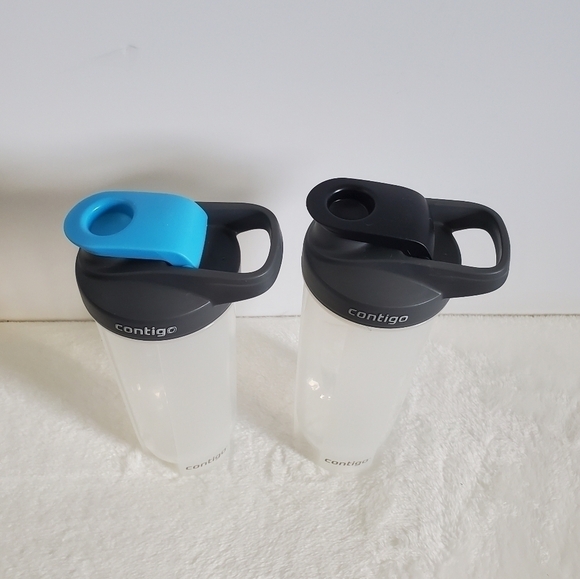Contigo Clear Gray Blue Shake & Go 24 Oz Bottles Set Of 2 - Picture 4 of 15